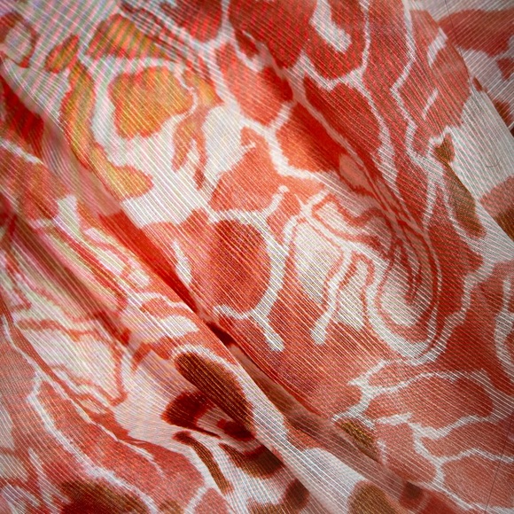 NWT Tanya Taylor’s Balloon Sleeve York Minidress. Color Guavm Multi. Size 0 - Picture 4 of 16